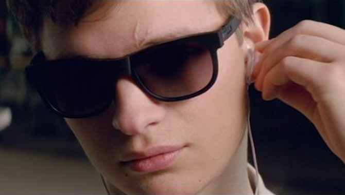 Ansel Elgort in Baby Driver