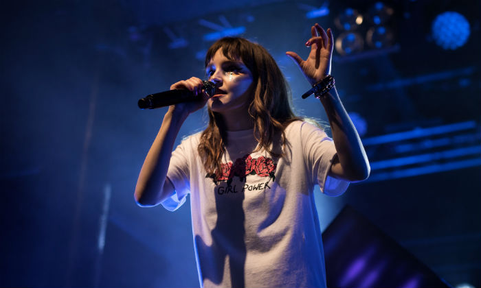 Chvrches performing at Rock City, Nottingham in 2019 / Photo Credit: Alice Mills/RMV/Zuma Press/PA Images