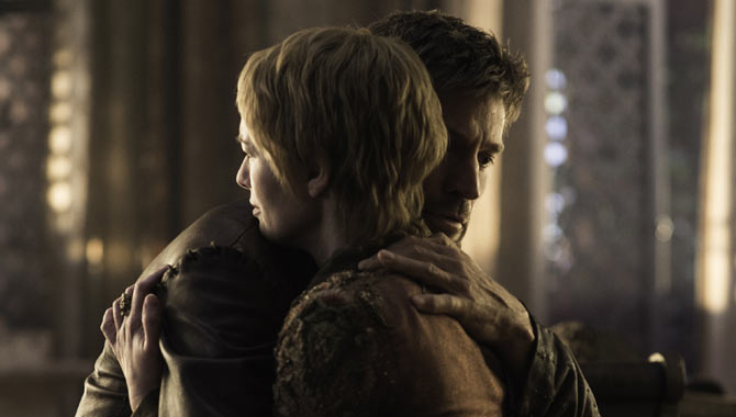 Nikolaj Coster-Waldau and Cersei Lannister in 'Game of Thrones' season 6