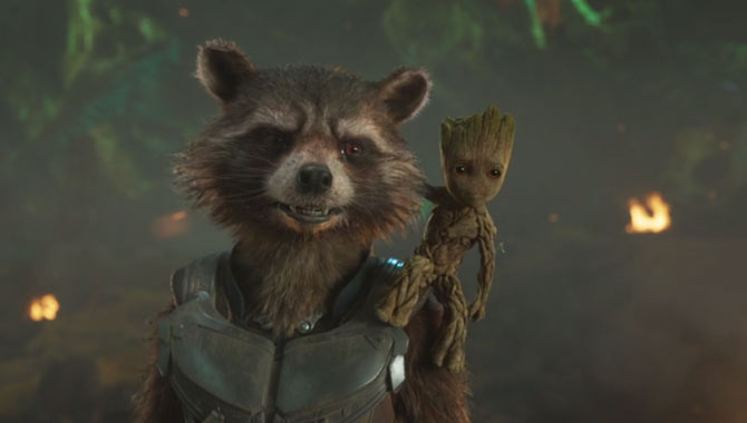 Rocket and Baby Groot in 'Guardians of the Galaxy Vol. 2'