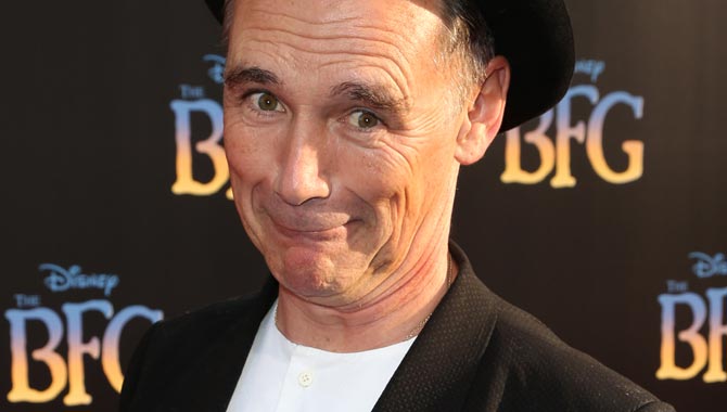 Mark Rylance at the premiere for The BFG