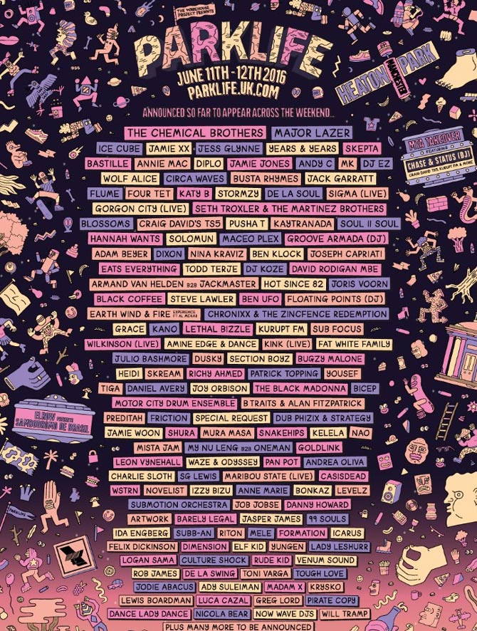 Parklife Announces Initial Acts For 2016