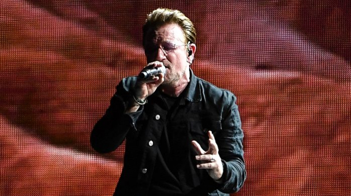 Bono performing live in Miami, 2017 / Photo Credit: Ron Elkman/SIPA USA/PA Images