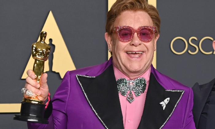 Elton John at the 2020 Oscars / Photo Credit: Anthony Behar/SIPA USA/PA Images