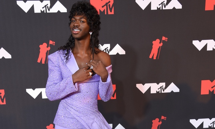 Lil Nas X at the 2021 MTV VMAs / Photo credit: OConnor-Arroyo/AFF-USA.com/AFF/PA Images