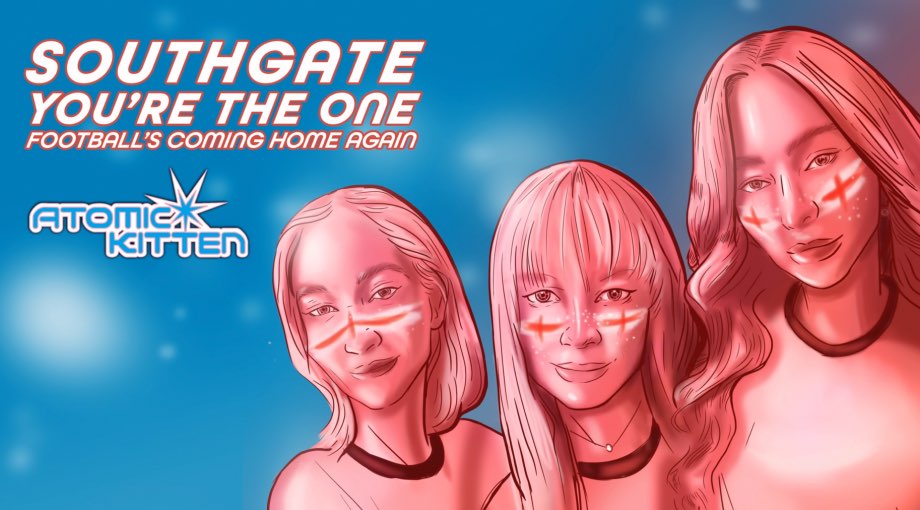 Atomic Kitten - Southgate You're the One (Football's Coming Home Again) Audio Video
