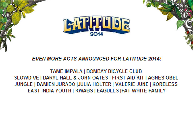 Tame Impala, Bombay Bicycle Club, Scroobius Pip, Hall & Oates & Many More Added To Latitude 2014 Bill