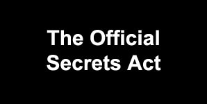 The Official Secrets Act Snakes and Ladders Single