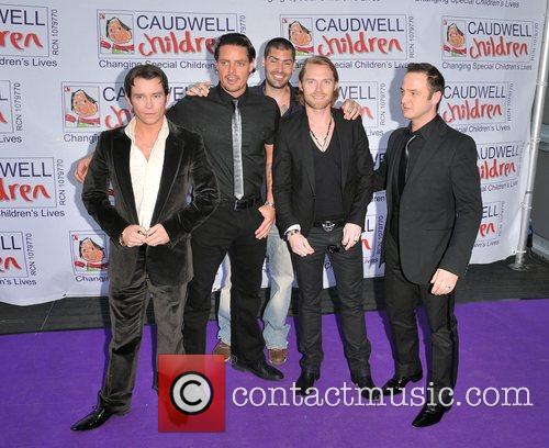 Stephen Gately, Keith Duffy, Ronan Keating and Shane Lynch