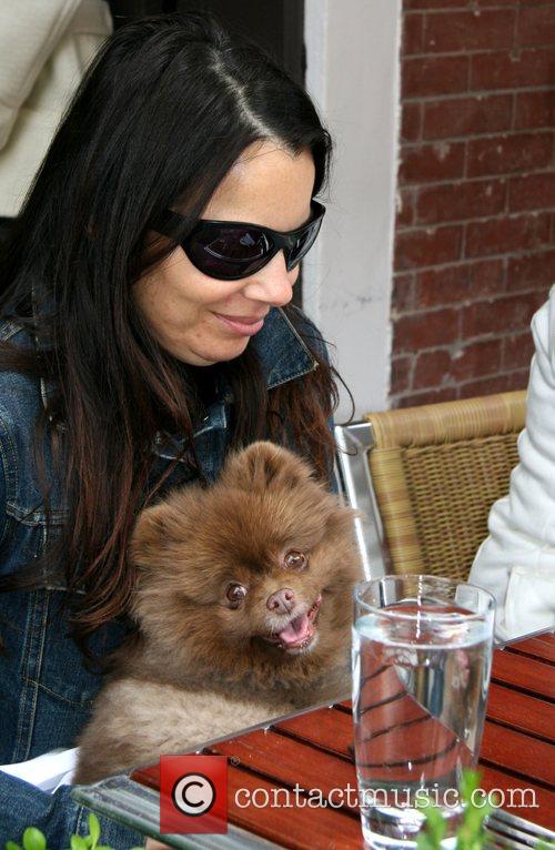 Fran Drescher and Her Dog Esther 1