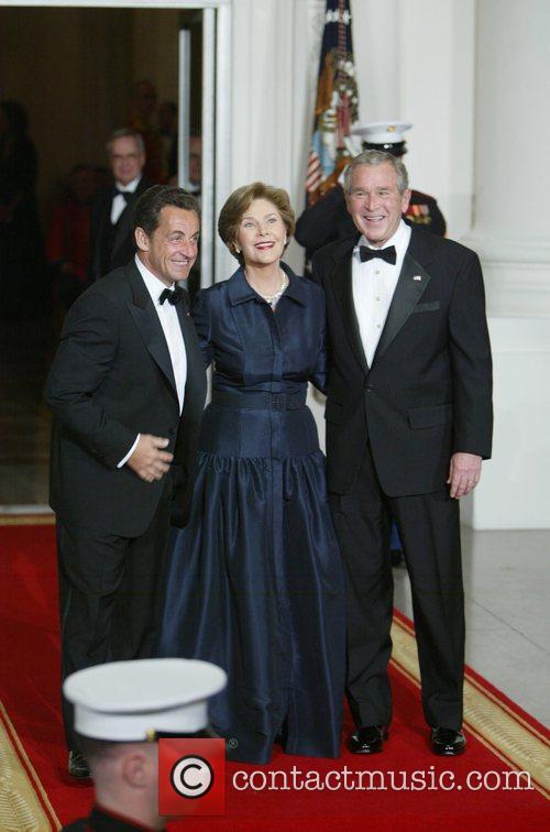 Laura Bush and White House 1