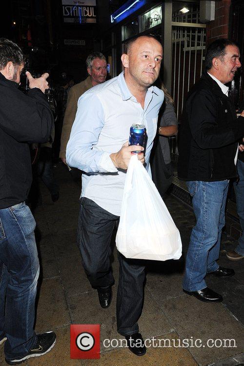 Kerry Katona and Husband Mark Croft Carrying Take Away Food From A Kebab Shop After Leaving The Nolans After Show Party 1