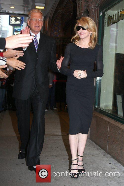 David Letterman and Madonna