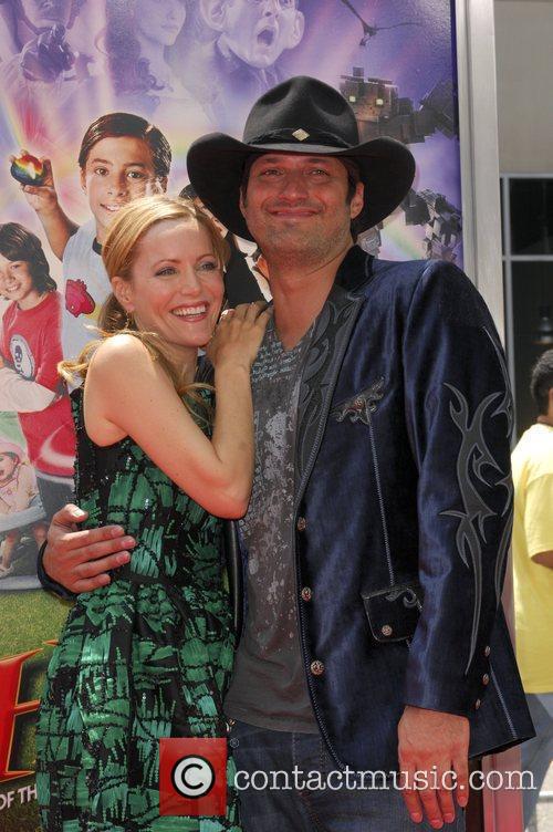 Robert Rodriguez and Leslie Mann