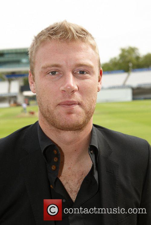 Andrew Flintoff and Adrian Chiles