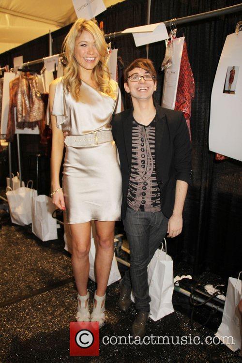 Katrina Bowden and Christian Siriano