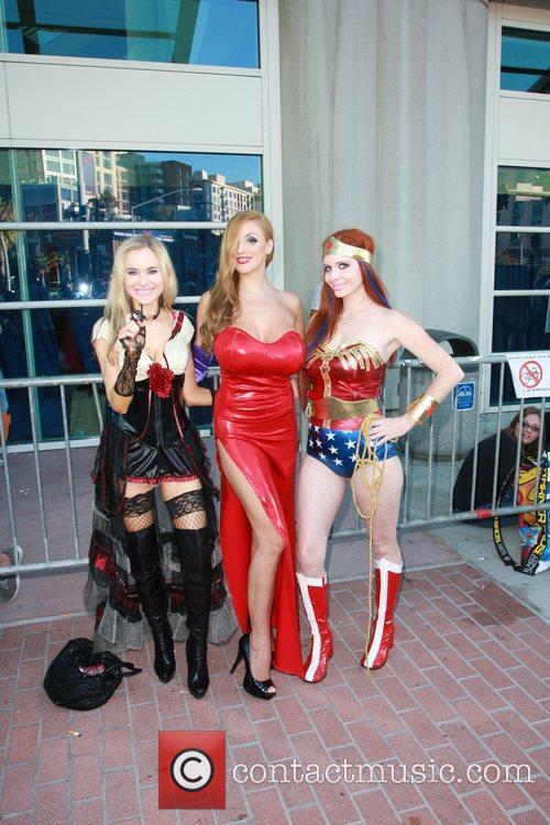 Phoebe Price, Paula Labaredas and Wonder Woman