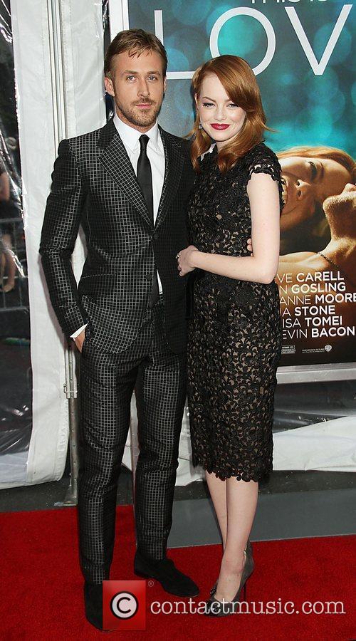 Ryan Gosling and Emma Stone at the world premiere of Crazy, Stupid, Love