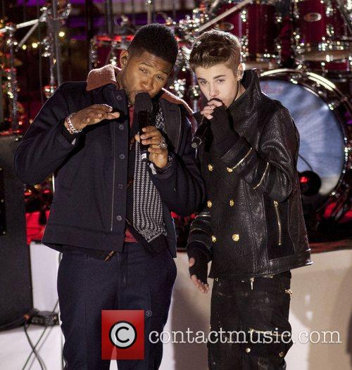 Justin Bieber and Usher 1