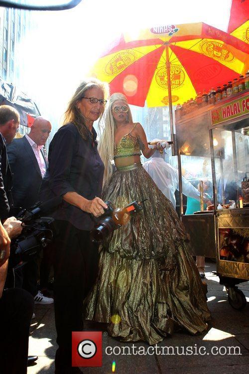 Annie Leibovitz and Lady Gaga