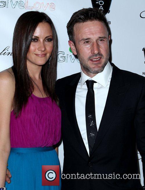 Christina Mclarty and David Arquette