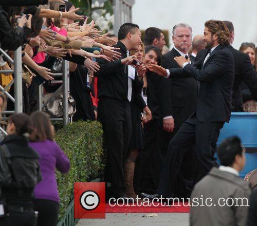 Gerard Butler and Beverly Hilton Hotel