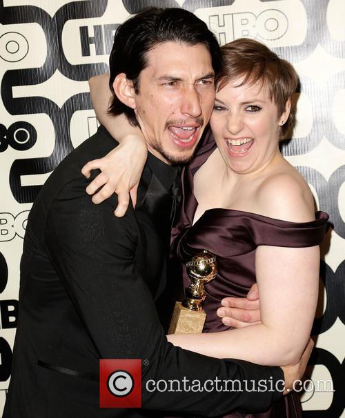 Adam Driver, Lena Dunham and Beverly Hilton Hotel