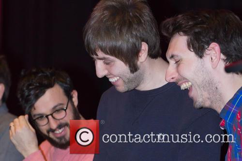 Simon Bird, James Buckley and Blake Harrison