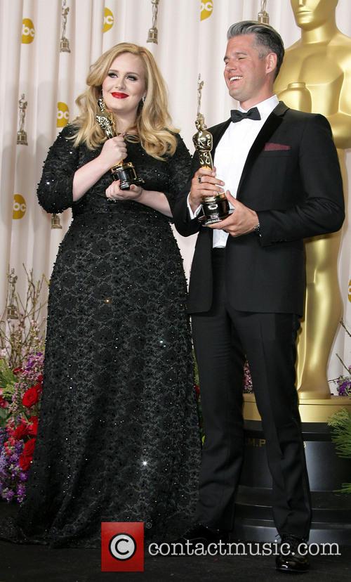 Adele and 'Skyfall' co-writer Paul Epworth win Best Original Song at the Oscars 2013