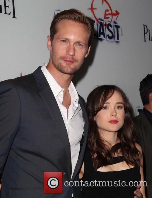 Alexander SkarsgÅrd and Ellen Page