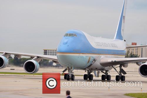 President Barack Obama and Air Force One