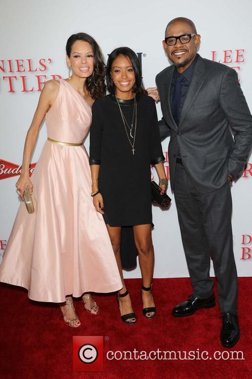 Keisha Whitaker, Autumn Whitaker and Forest Whitaker