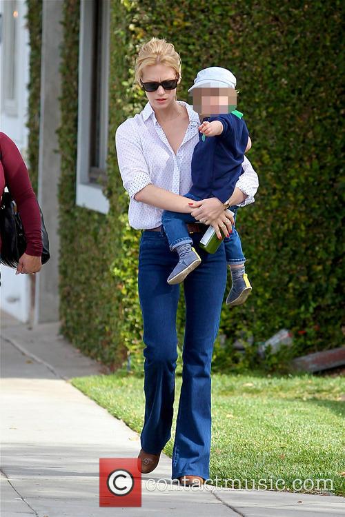 January Jones and Xander Dane Jones 1