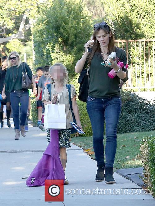 Jennifer Garner and Violet Affleck