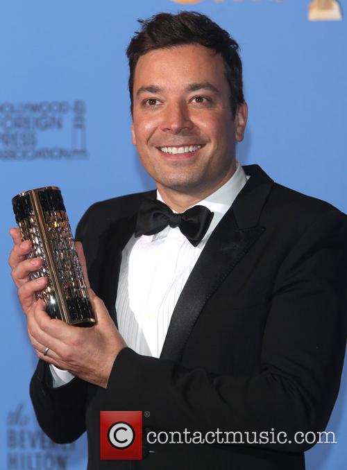 Jimmy Fallon at the Golden Globes