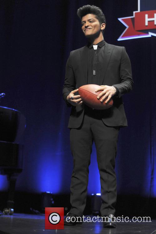 Bruno Mars, Super Bowl Press Conference