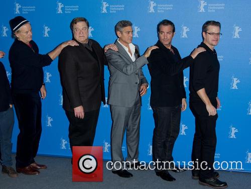 Bill Murray, John Goodman, George Clooney, Jean Dujardin and Matt Damon 1