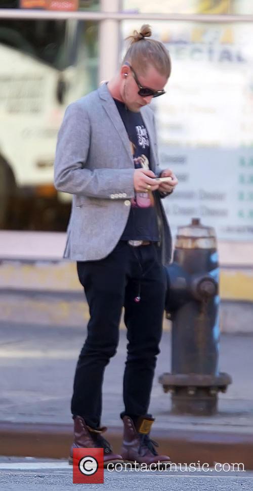 Macaulay Culkin pictured in New York City