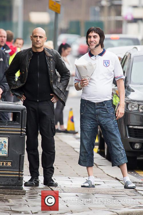 Sacha Baron Cohen and Mark Strong