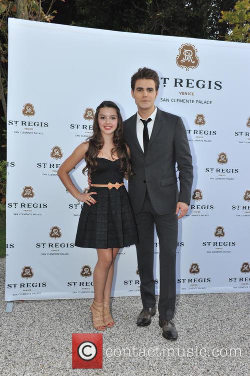 Paul Wesley and Fatima Ptacek