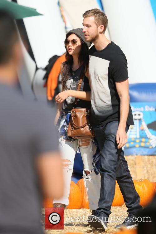 Calvin Harris and Aarika Wolf