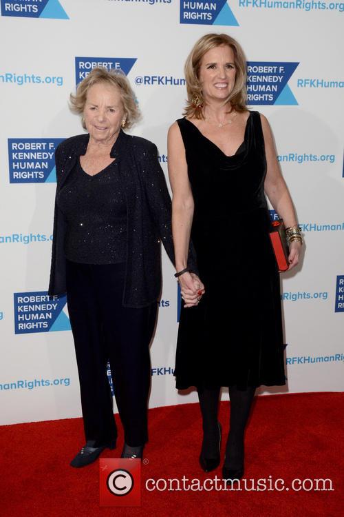 Ethel Kennedy and Kerry Kennedy