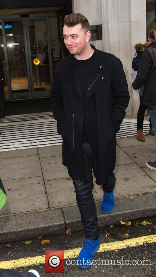 Sam Smith at BBC Radio 2 studios