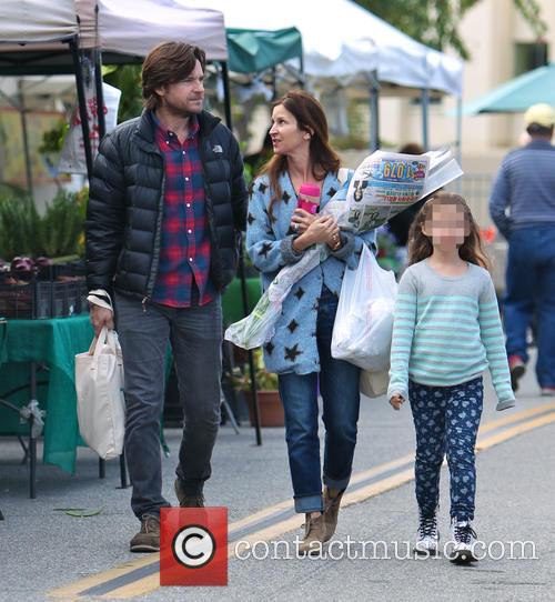 Jason Bateman, Amanda Anka and Francesca Bateman