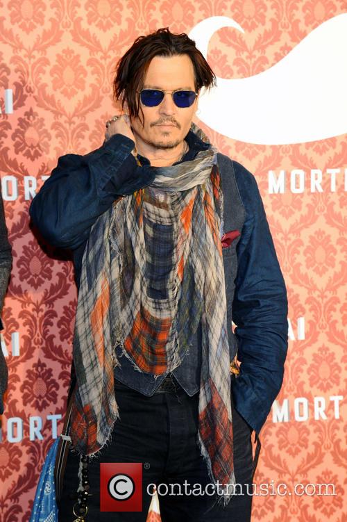 Johnny Depp promotes 'Mortdecai'