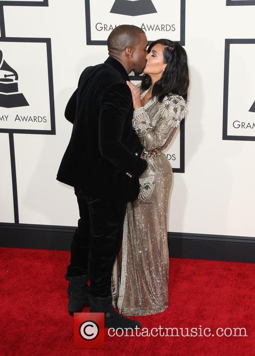 Kanye West and Kim Kardashian