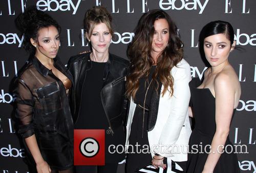 Tinashe, Editor-in-chief At Elle Magazine Robbie Myers, Alanis Morissette and Banks 1