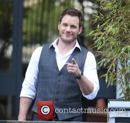 Chris Pratt outside ITV Studios