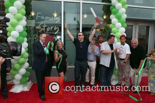 Mark Treyger, Donnie Wahlberg, Paul Wahlberg, John Cestare and Franchise Owner 1