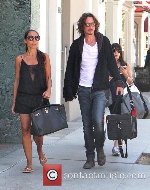 Chris Cornell and Vicky Karayiannis